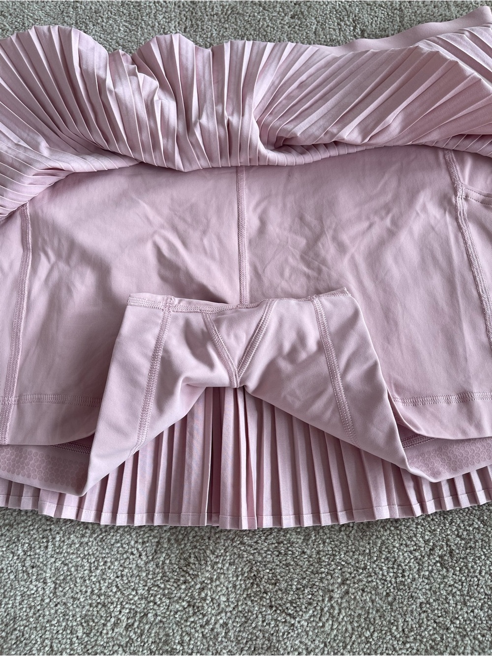 Lululemon Varsity High-Rise Pleated Tennis Skirt Pink Haze size 14 - Picture 11 of 15